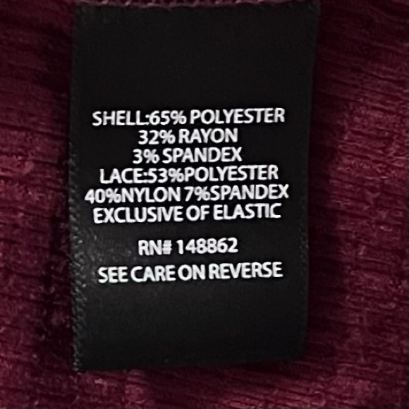 Torrid Babydoll Knit VNeck Button Front Lace Inset Peasant Top Red Plus SZ 3X - Picture 11 of 14